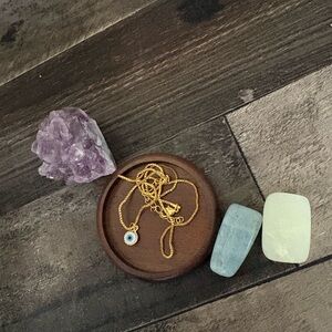 Gold Evil Eye Necklace